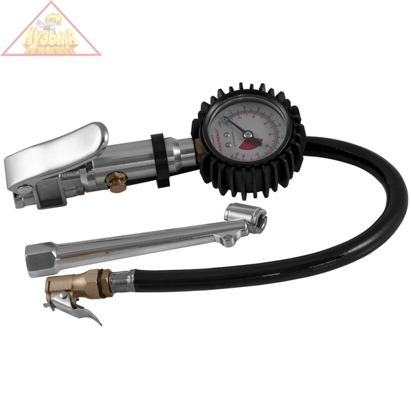 Манометр для шин 3-хфункциональный, шланг 300 мм Jonnesway AG010038S
