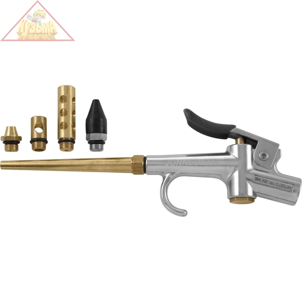 Пистолет продувочный с насадками, 5 предметов Jonnesway JAT-6904S