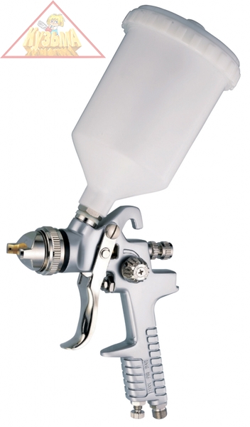 Пистолет покрасочный "Краскопульт", бачок верхний нейлоновый 0,6 л, дюза 1.4 мм Jonnesway JA-6111