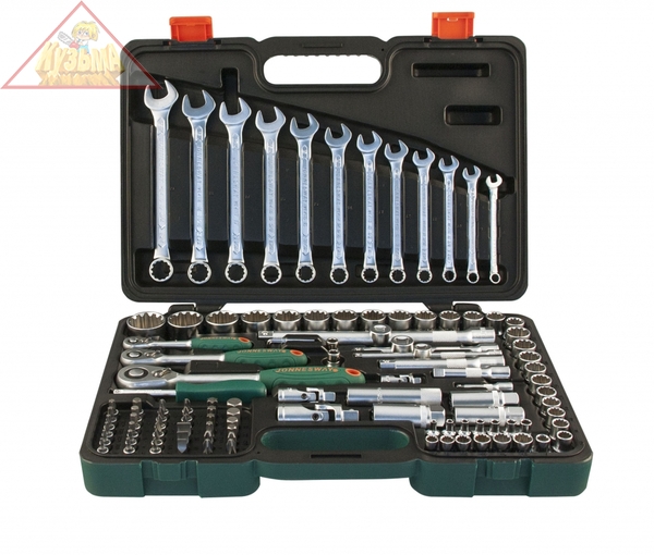 Набор инструмента универсальный 1/4", 1/2"DR Super Tech, 111 предметов Jonnesway S68H5234111S