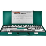 Набор головок торцевых 1/2"DR, 8-34 мм, 24 предмета Jonnesway S04H4724S