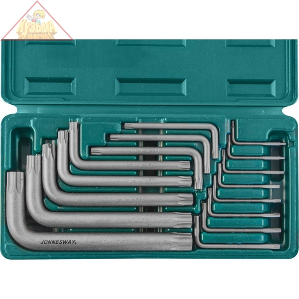 Набор ключей торцевых TORX® Т6-70, 16 предметов Jonnesway H0816S