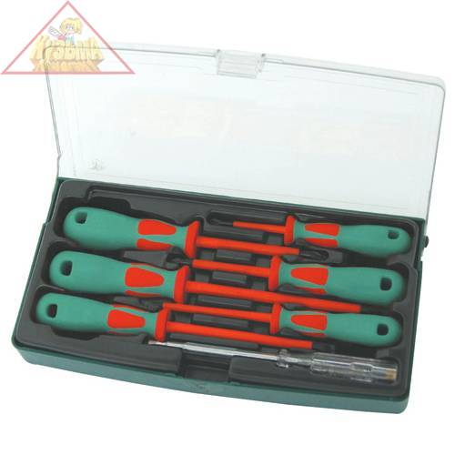 Набор отверток стержневых диэлектрических, 7 предметов Jonnesway DV13PP07S