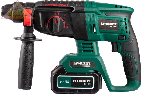 Аккумуляторный перфоратор FAVOURITE SDS+, бесщеточный двигатель OBS 21 RH