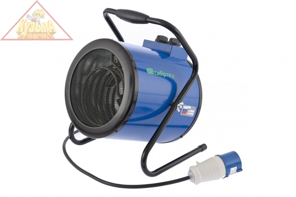 Тепловая пушка СИБРТЕХ ТВ-5 (тепловентилятор) 220 В, 3 режима, вентилятор, нагрев, 3000/4500 Вт, 32С (арт. 96434)