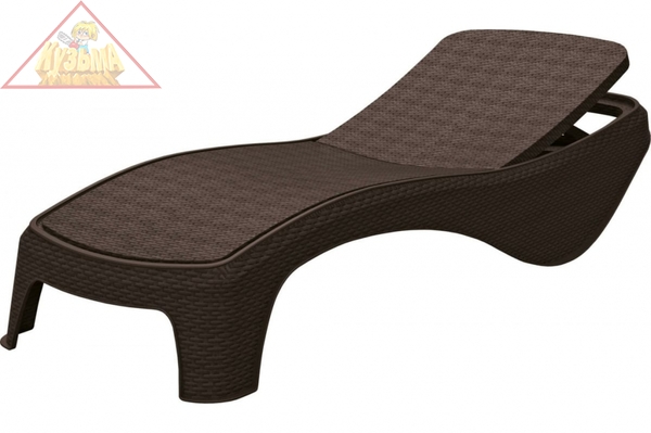 Шезлонг Atlantic Keter (17199231) виски коричневый 217339