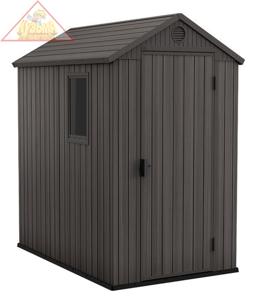 Хозяйственный блок Keter Darwin 4х6 (17209417) серый, 249350