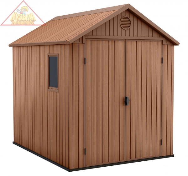 Хозяйственный блок Keter Darwin 6х8 (17210355) коричневый, 249362