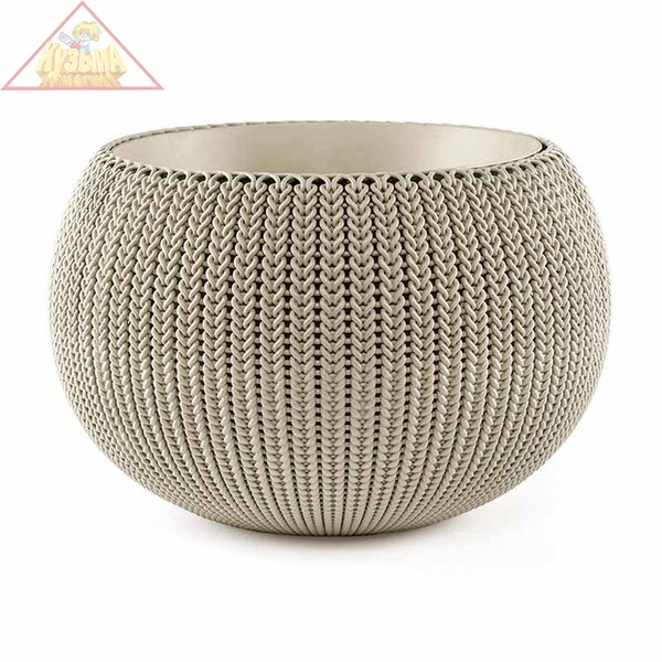 Кашпо Keter COZY Planter M with hanging chain 9,7L (17202379) 229540