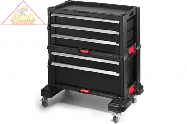 Ящик Keter мобильный с выдвиж.ящиками (17199301), 237007