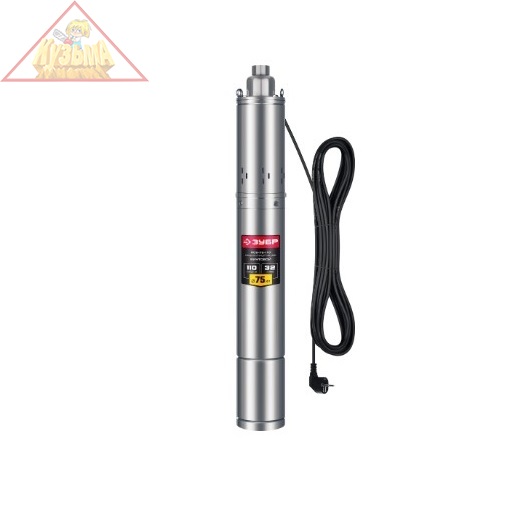 Насос скважинный, винтовой, НСВ-75-110, ЗУБР, серия «МАСТЕР»