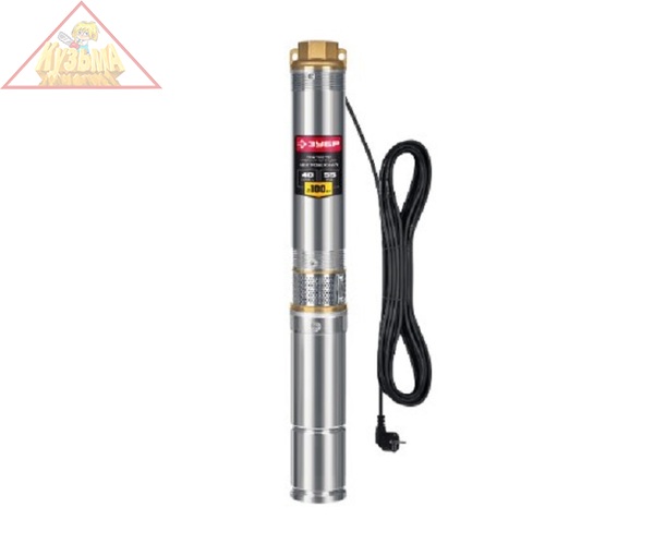 Насос скважинный, центробежный, НСЦ-100-40, ЗУБР, серия «МАСТЕР»