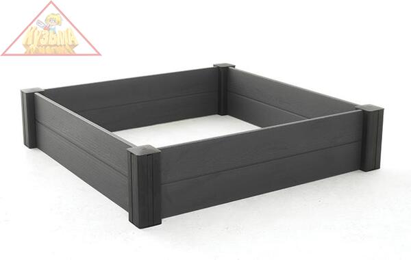 Кашпо-грядка для растений Keter Vista Modular Garden Bed single pack (17210619), графит 252526