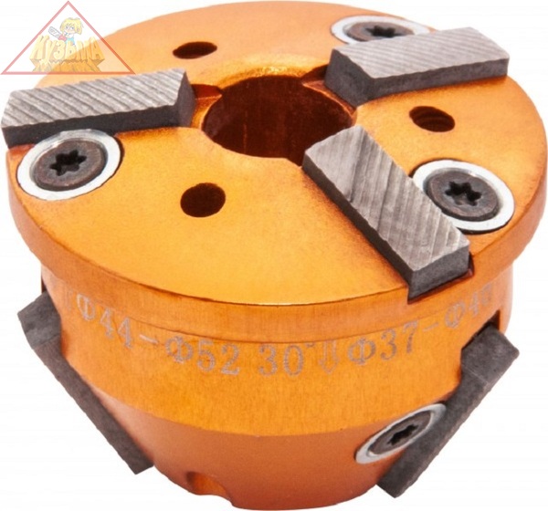 Режущая головка Jonnesway для восстановления фасок седел клапанов, d44-52, 75° и 30°, арт. AI020065-4 