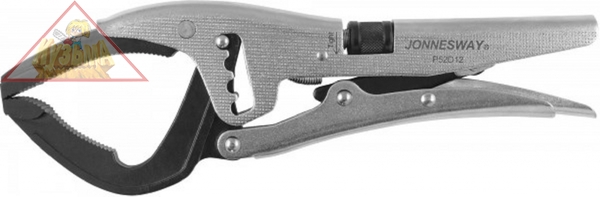 Зажим ручной переставной с увеличенным трубным захватом JONNESWAY, 300 мм, 0-93 мм арт. P52D12