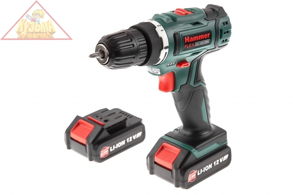 Дрель аккумуляторная HAMMER ACD125Li (2 акк) (арт. 356041)