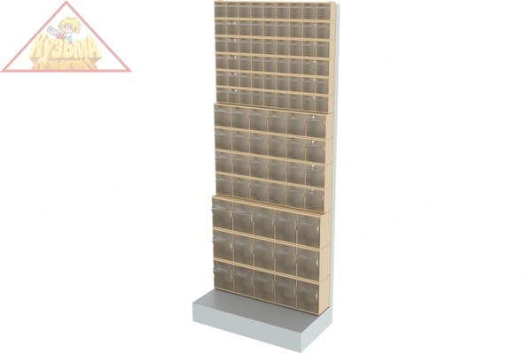 Стойка бежевая напольная Стелла-техник  (610х325х1500) арт. 403-06-04-03-B