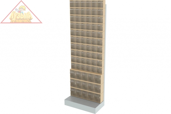 Стойка бежевая напольная Стелла-техник  (610х325х1650) арт. 404-00-10-03-B