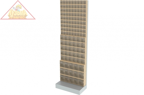 Стойка бежевая напольная Стелла-техник  (610х325х1850) арт. 405-09-05-03-B