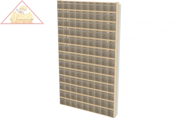 Стойка бежевая настенная Стелла-техник  (610х40х1000) арт. 402-13-00-00-B