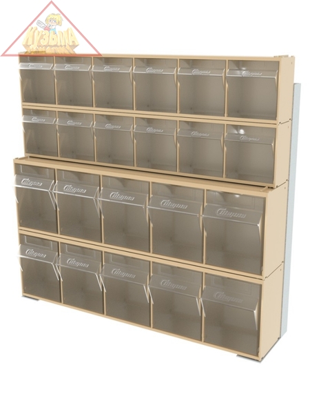 Стойка бежевая настенная/настольная Стелла-техник  (610х150х500) арт. 401-00-02-02-B