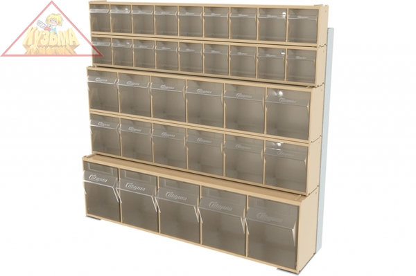 Стойка бежевая настенная/настольная Стелла-техник (610х150х500) арт. 401-02-02-01-B