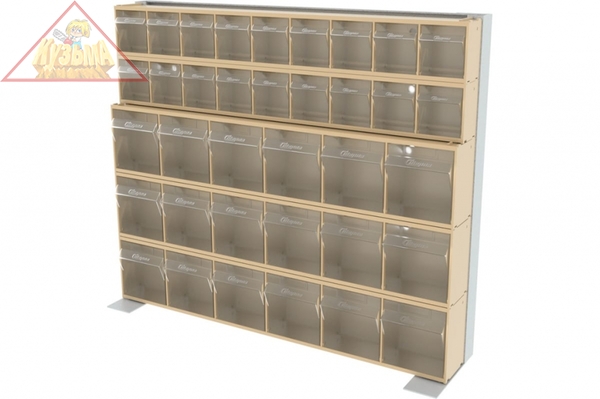 Стойка бежевая настенная/настольная Стелла-техник  (610х150х500) арт. 401-02-03-00-B