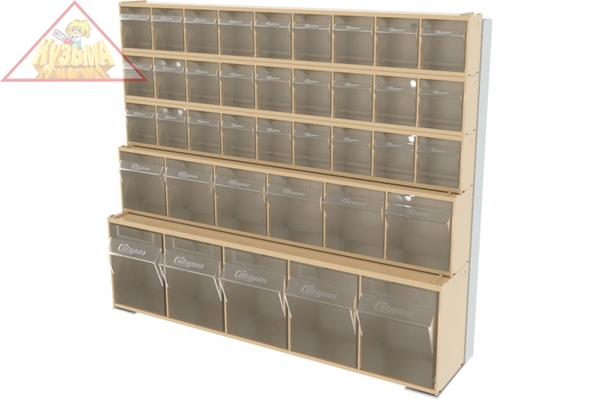 Стойка бежевая настенная/настольная Стелла-техник  (610х150х500) арт. 401-03-01-01-B