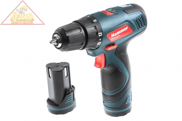 Дрель аккумуляторная HAMMER ACD120GLi PREMIUM (арт. 511420)