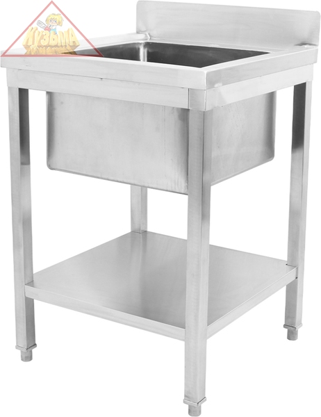 Ванна моечная с бортом нерж. VIATTO 600х700х850 мм арт. VA-STD150A