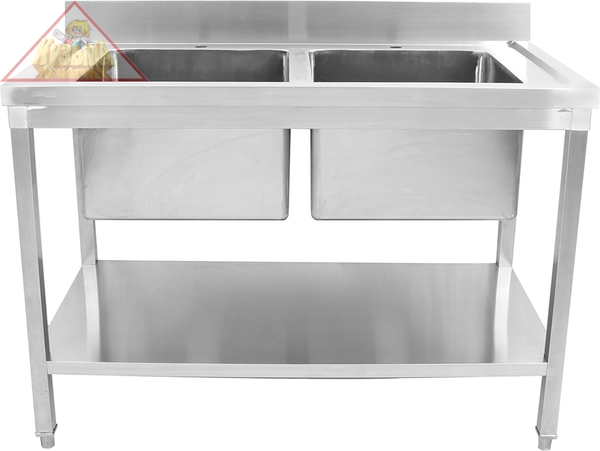 Ванна моечная с бортом нерж. VIATTO 1200х700х850 мм арт. VA-STD250A