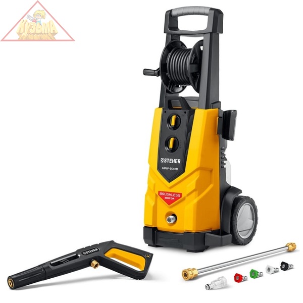 Мойка высокого давления STEHER 200 атм, 2600 Вт HPW-200B