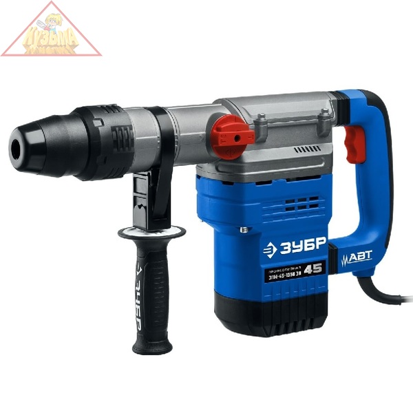 Перфоратор ЗУБР Профессионал SDS Max 1350 Вт, 45 мм ЗПМ-45-1350 ЭВ