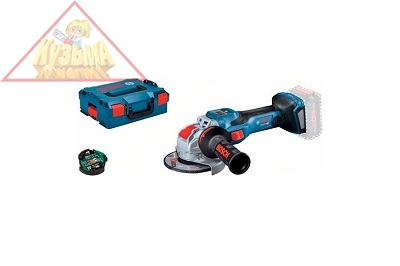 Аккумуляторная угловая шлифмашина Bosch X-LOCK GWX 18V-15 SC соло 06019H6500