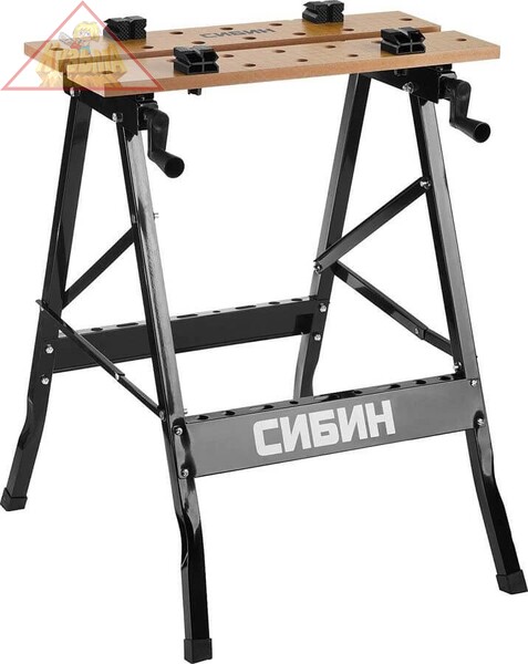 Складной столярный верстак СИБИН 605 х 635 х 780 мм, 38723