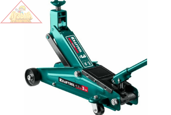 Подкатной домкрат с высоким подъемом KRAFTOOL SUV 3т 190-530мм 43458-3