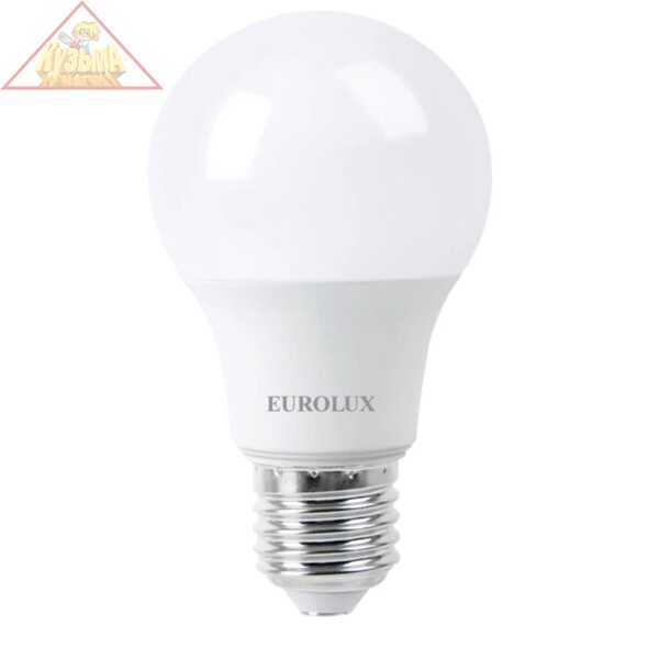Лампа светодиодная LL-E-A80-25W-230-4K-E27 (груша, 25Вт, нейтр., Е27) в коробке 10 шт. Eurolux, арт. 900/76/2/76