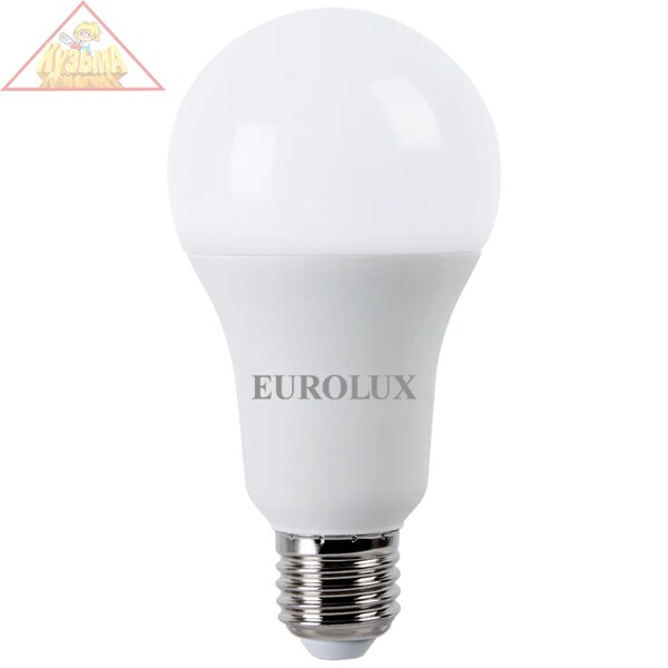 Лампа светодиодная LL-E-A70-20W-230-4K-E27 (груша, 20Вт, нейтр., Е27) в коробке 10 шт. Eurolux, арт. 900/76/2/22
