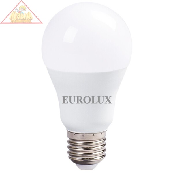 Лампа светодиодная LL-E-A60-15W-230-2,7K-E27 (груша, 15Вт, тепл., Е27) в коробке 10 шт. Eurolux, арт. 900/76/2/19