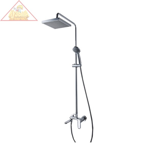 Душевая колонна со смесителем для ванны Bravat Opal, арт. F6125183CP-A-RUS