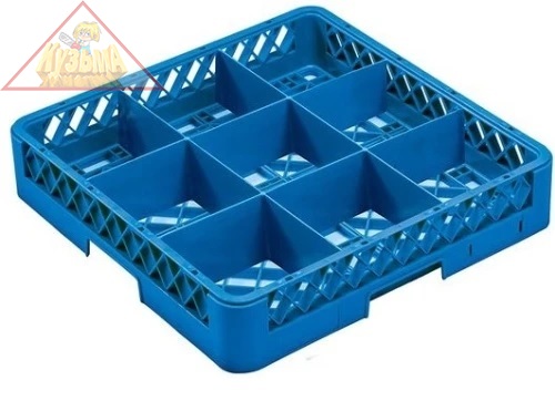 Кассета посудомоечная на 9 стаканов 500х500х100мм Viatto JW-9