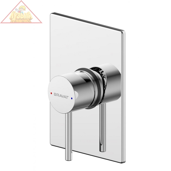 Встраиваемый смеситель Bravat Arc PB86061C-A-ENG хром