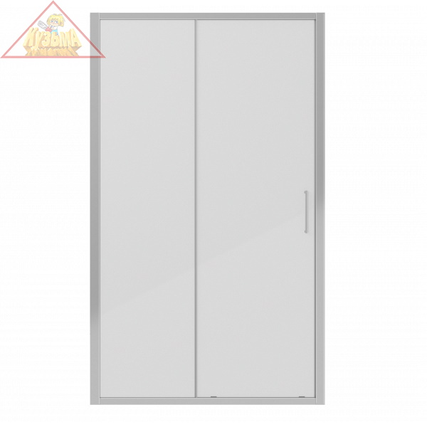 Душевая дверь Bravat Line 120 см BD120.4101A, прозрачное стекло