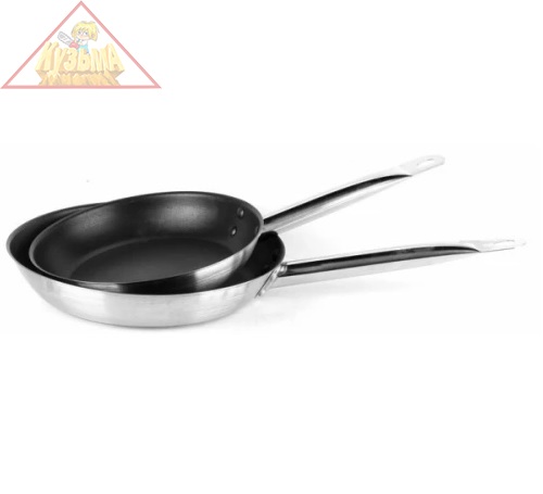 Сковорода с тройным дном Viatto 101805 нержавеющая сталь 280x48 мм с антипригарным покрытием