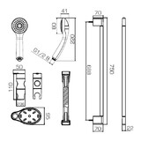 Душевой гарнитур Bravat Eco D152CP-1A-RUS