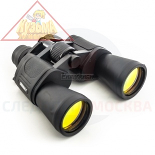 Бинокль "СЛЕДОПЫТ", 10-30х50, черный, 185*70*180 мм, 809 г, в чехле/20/	PF-BT-14