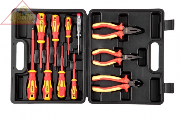 Набор инструментов HAMMER 602-013 в кейсе 11шт. и отверток диэлектрический