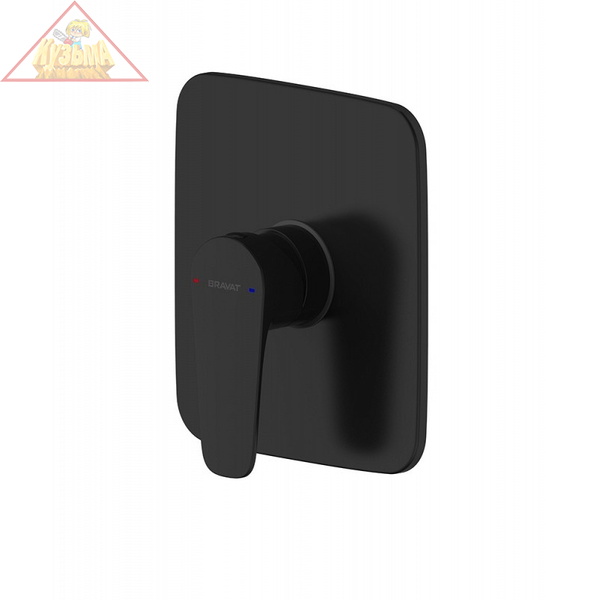 Cмеситель для душа Bravat Source Black 1-функц. PB8173218BW-ENG черный