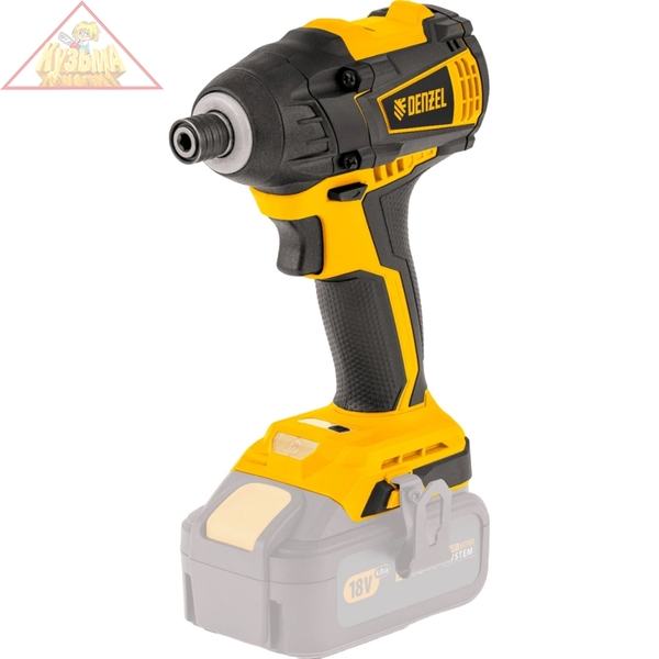 Винтоверт ударный аккумуляторный бесщеточный Denzel CID-IB-200-0, Li-Ion без АКБ и ЗУ, арт. 26511