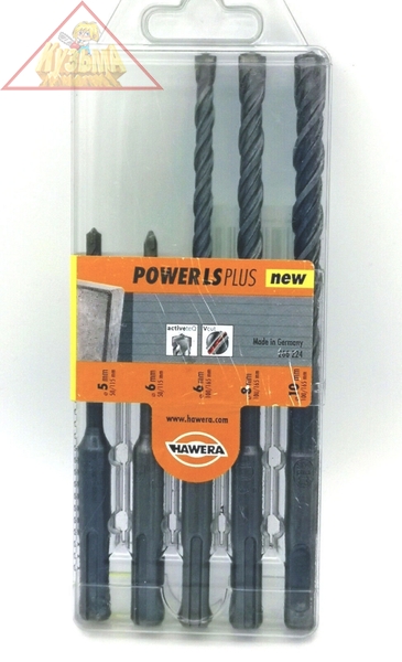 Набор из 5 буров SDS-PLUS HAWERA F00Y266224